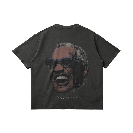 Ray Charles CaBraille T-Shirt - Grey